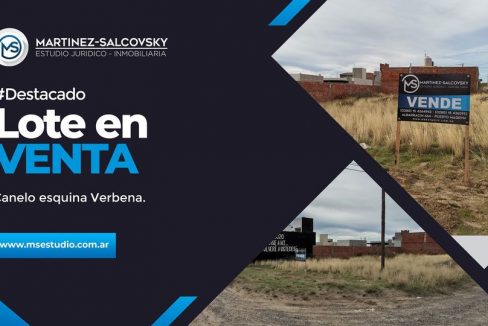 LOTE EN VENTA ESQUINA ZONA COMERCIAL SOLANA DE LA PATAGONIA MADRYN